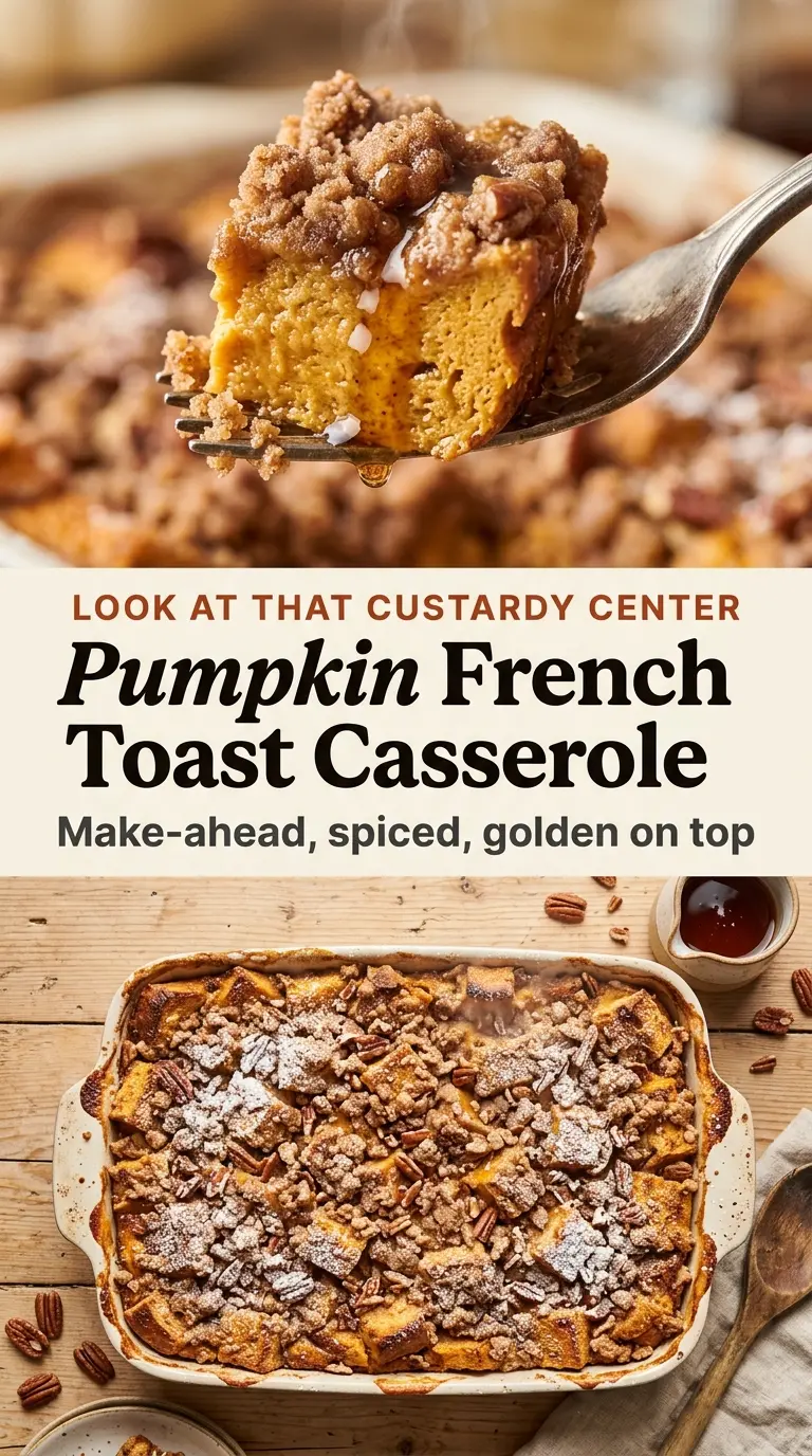 Pumpkin French Toast Casserole