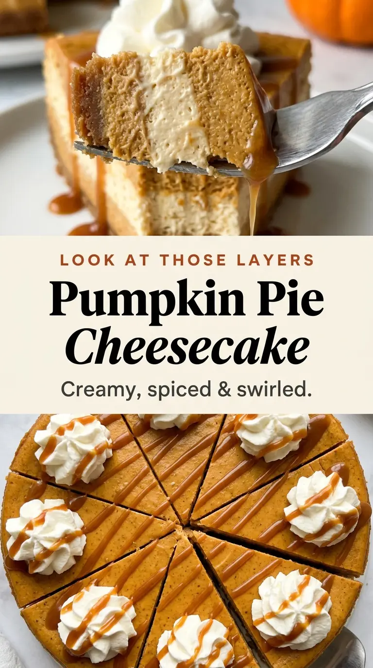 Pumpkin Pie Cheesecake creamy spiced layered dessert