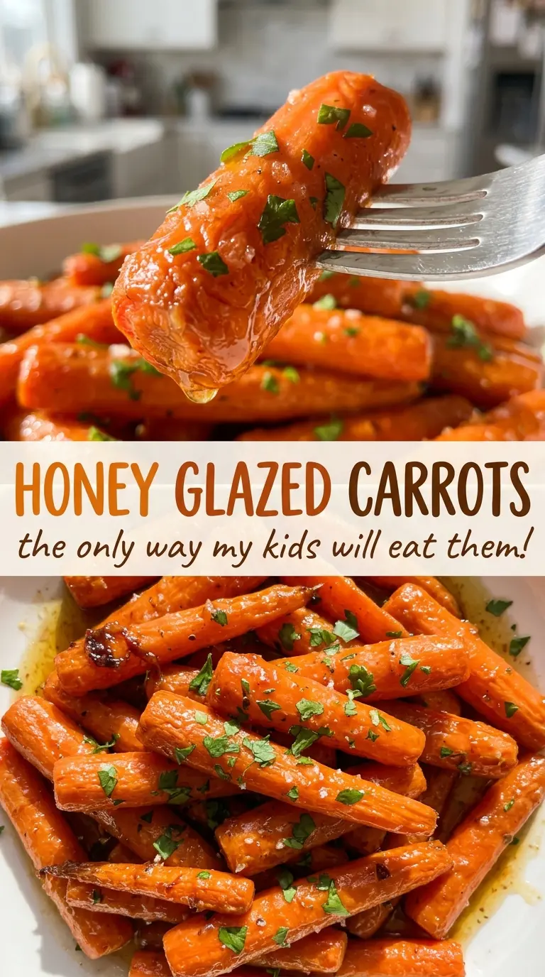 Honey Glazed Carrots golden glossy carrots