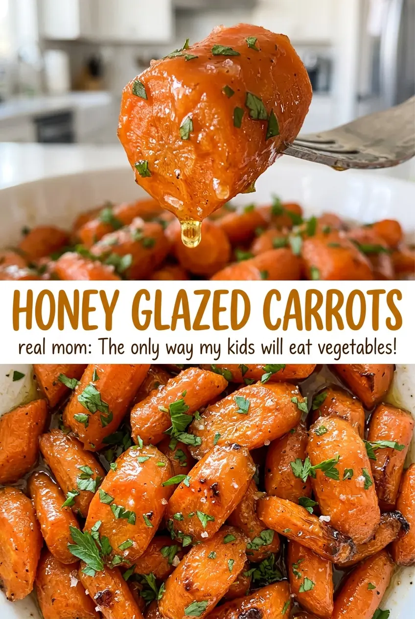 Honey Glazed Carrots glossy honey-coated slices
