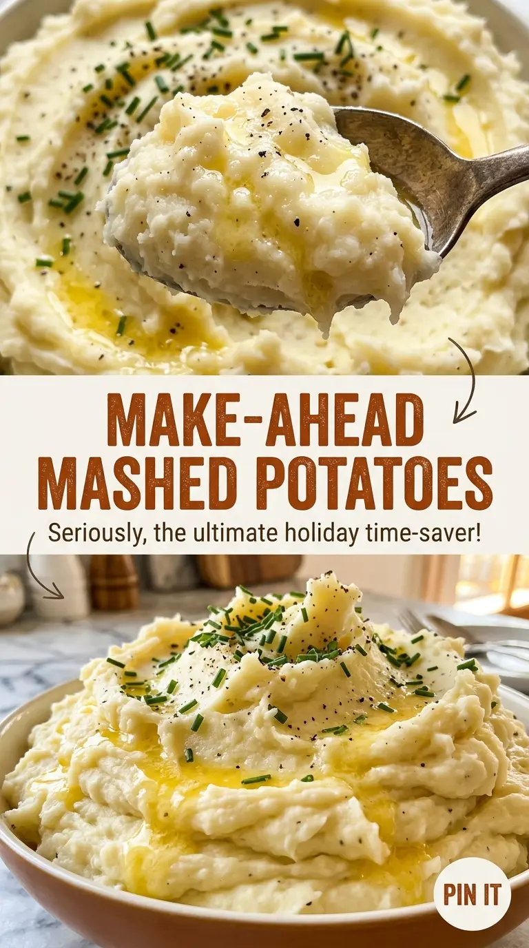 Make-Ahead Mashed Potatoes creamy, fluffy