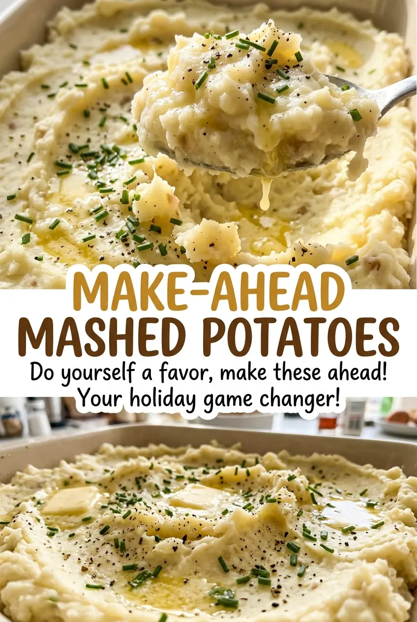 Make-Ahead Mashed Potatoes creamy, smooth