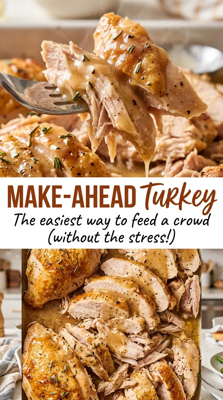 Make-Ahead Turkey tender carved meat