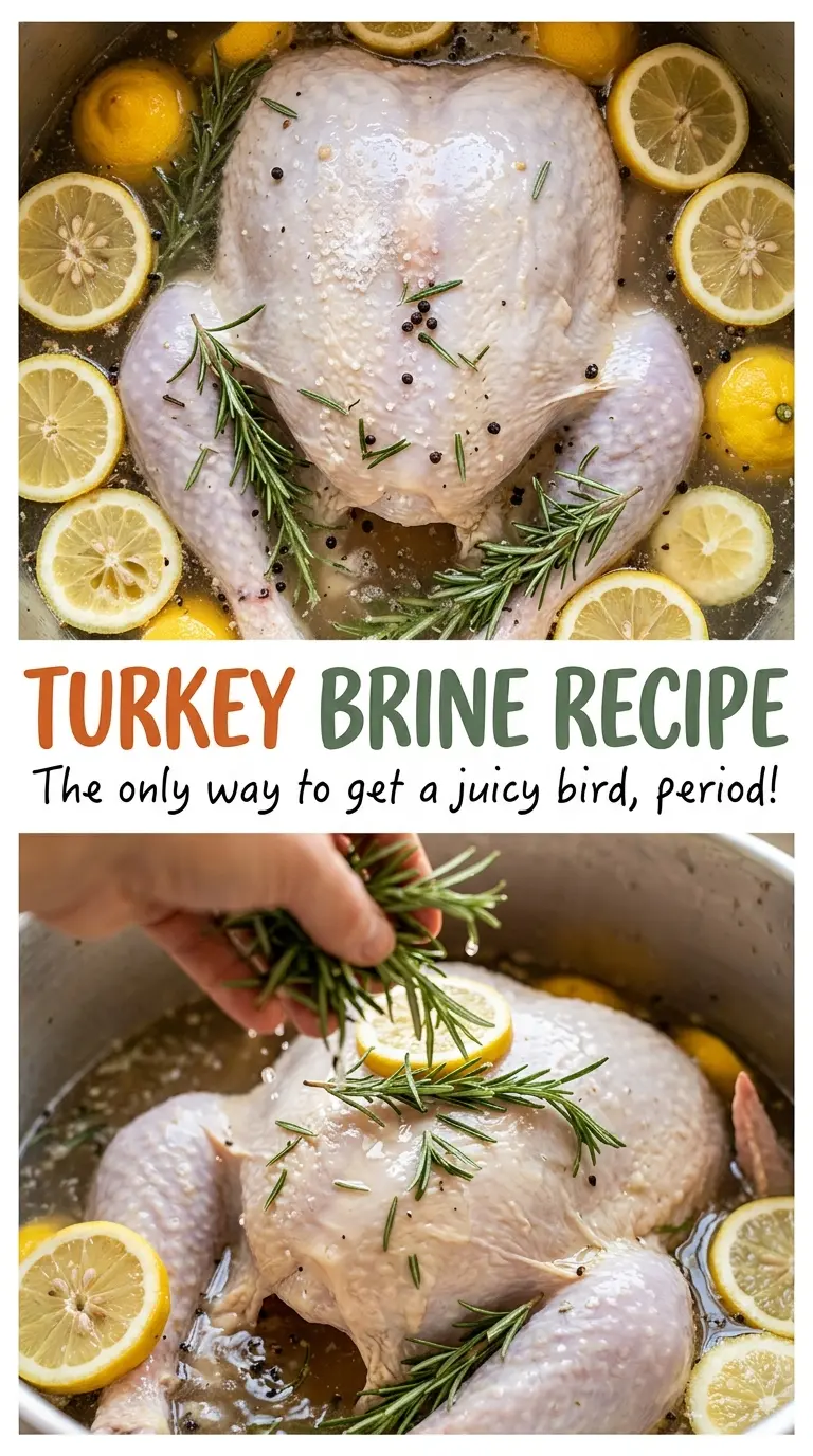 Turkey Brine Recipe aromatic garlic herbs