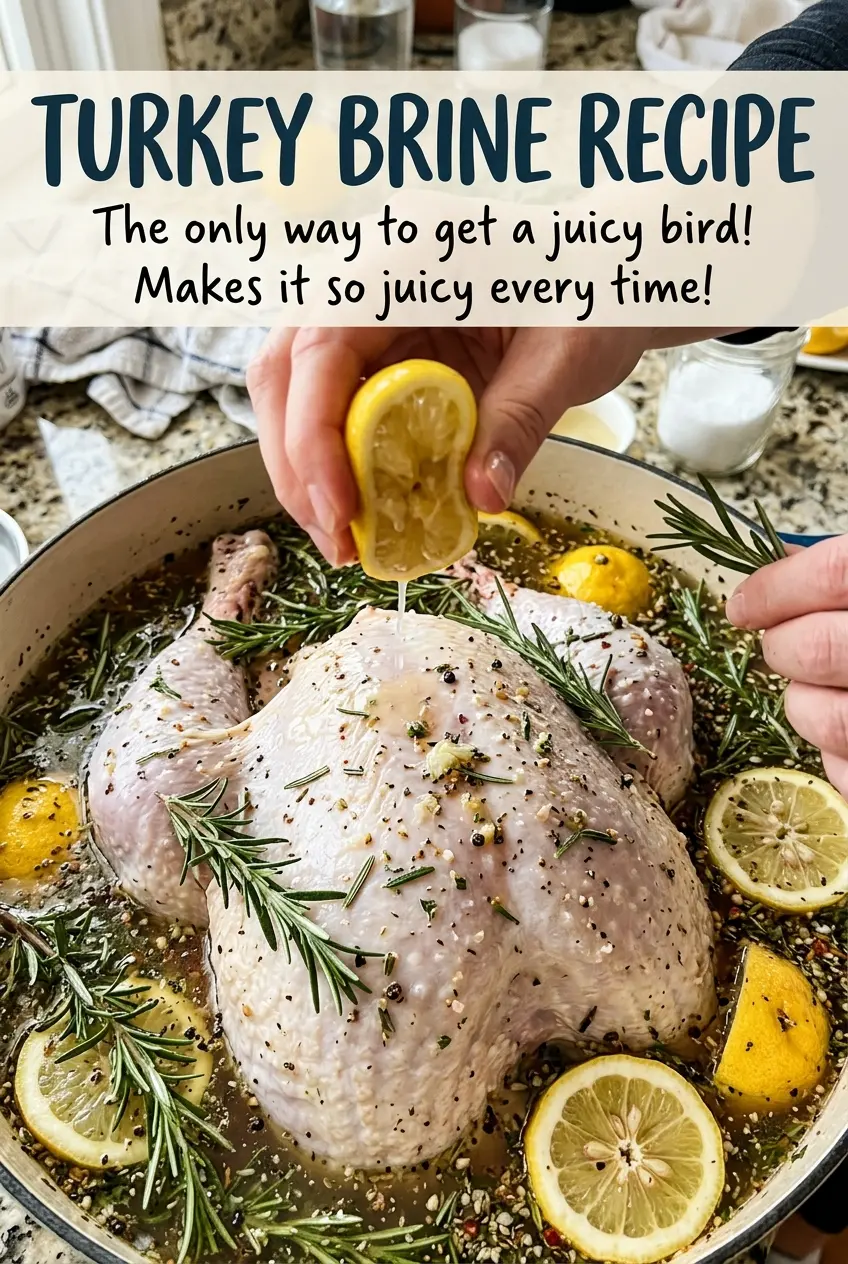 Turkey Brine Recipe savory herb brine